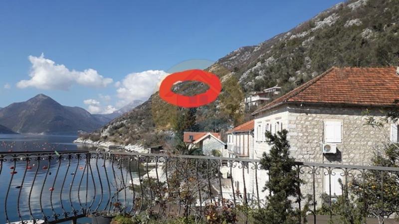 Great plot with panoramic sea view for sale in UNESCO protected town of Perast, Bay of Kotor - Montenegro.