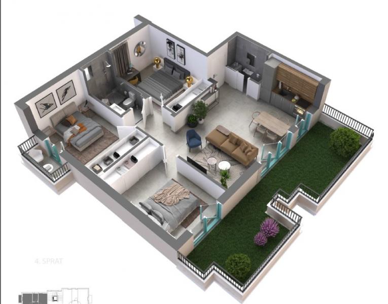 Luxury 3-bedroom apartment with a swimming pool in Kotor is for sale 2