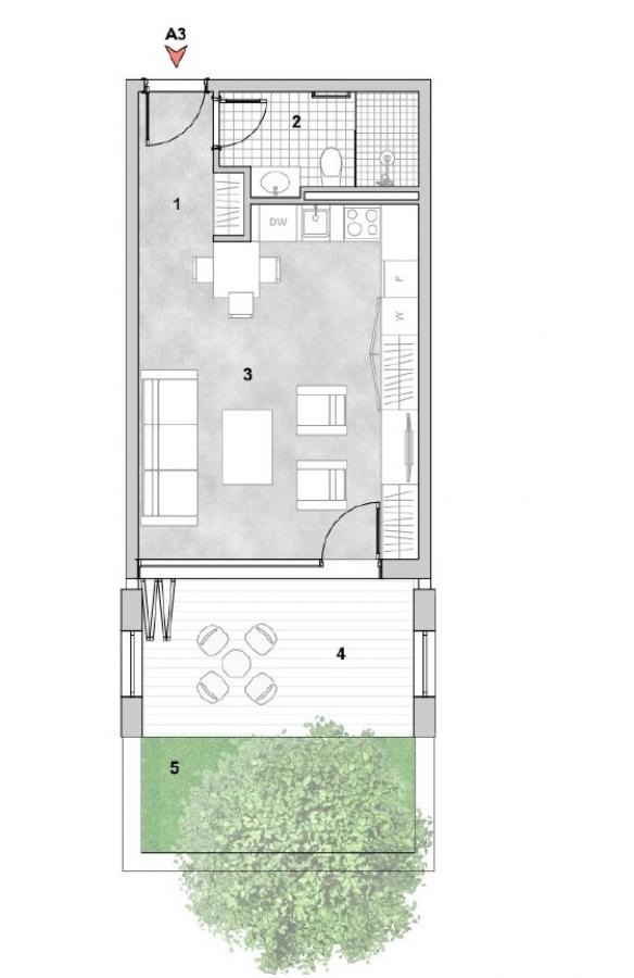 Luxury studio apartment in Tivat for sale 4