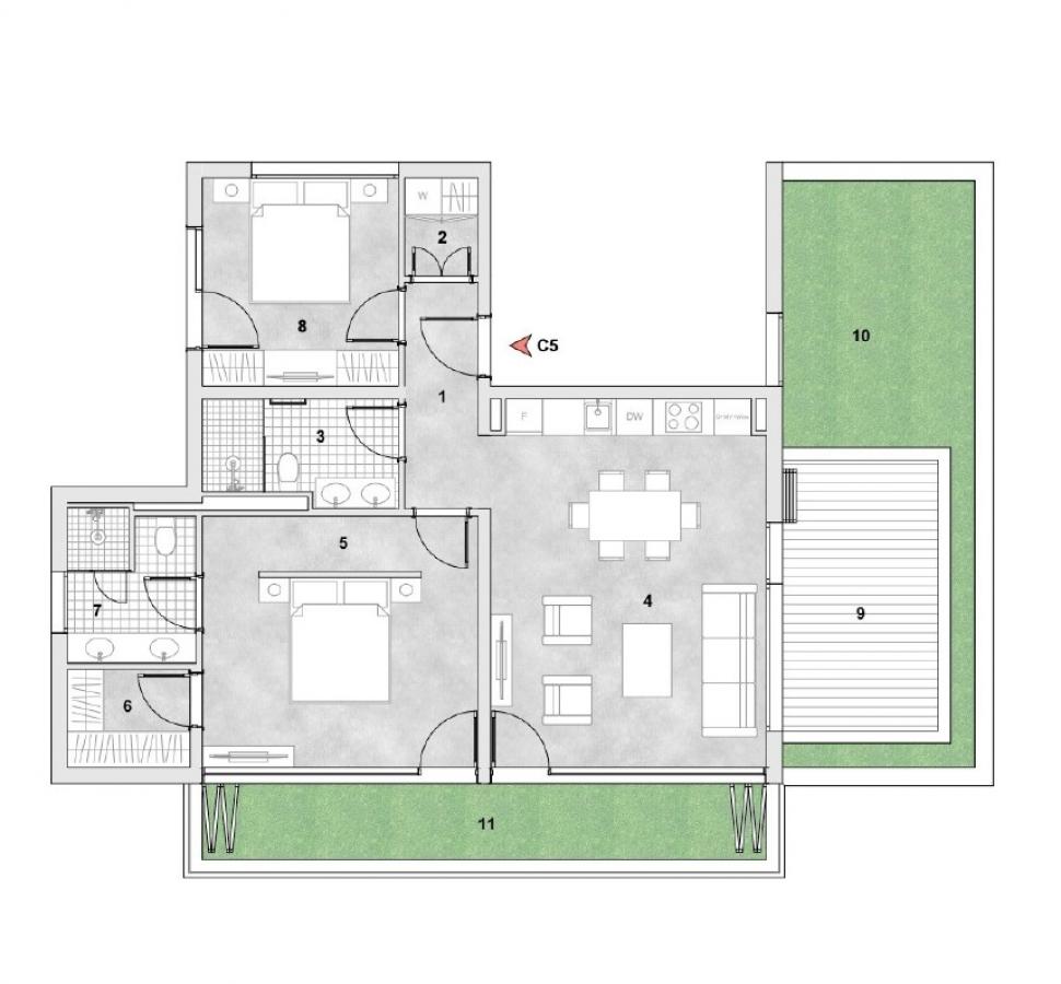 Dvosoban stan u Tivtu, 116m² 3