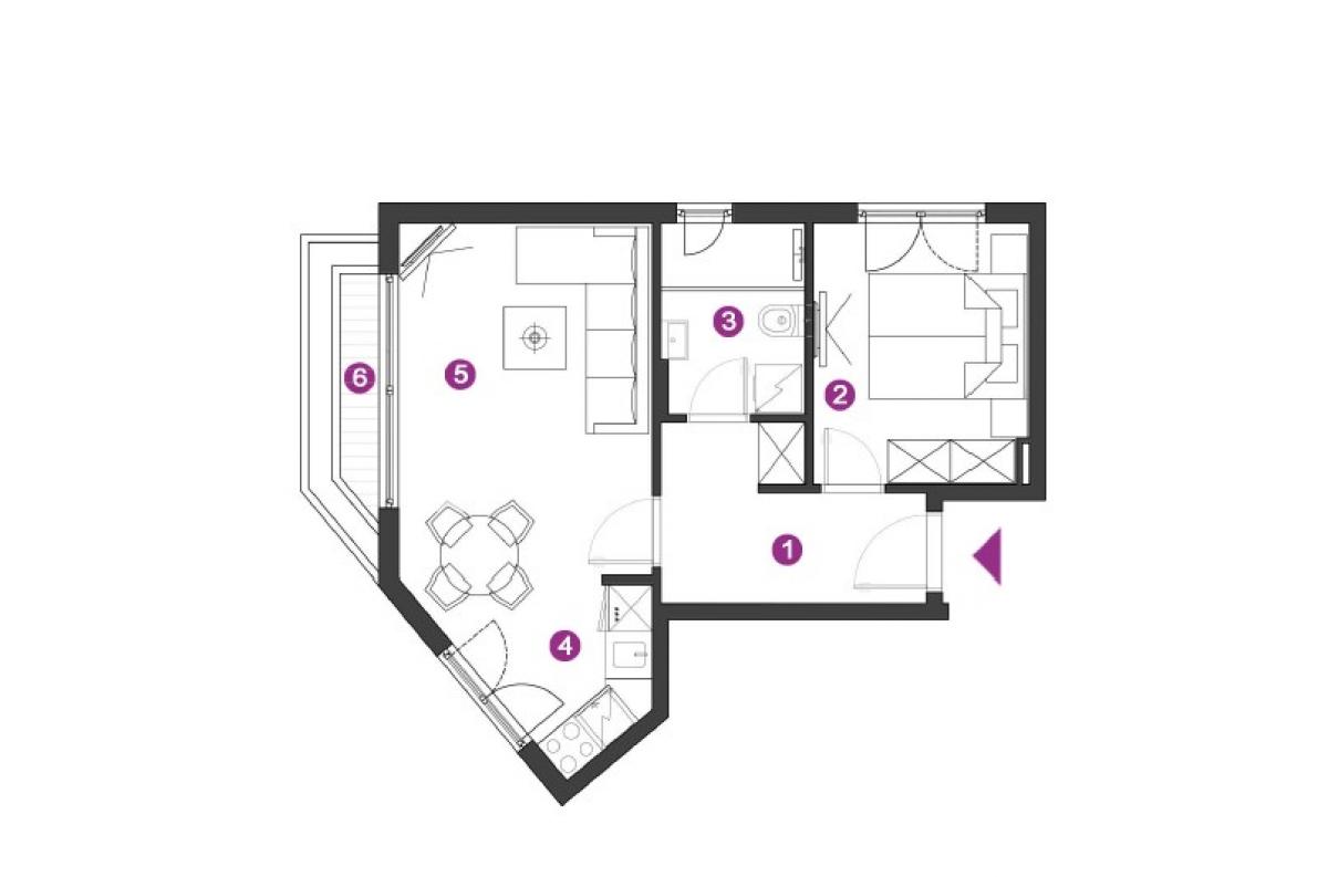 Exclusive 1-bedroom apartment in Tivat for sale 4