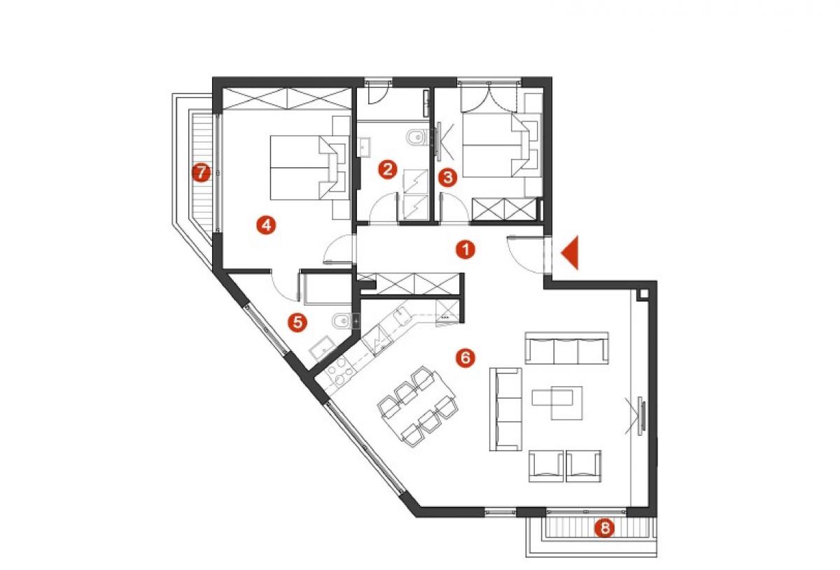 Luxury 2-bedroom apartment in Tivat for sale 5
