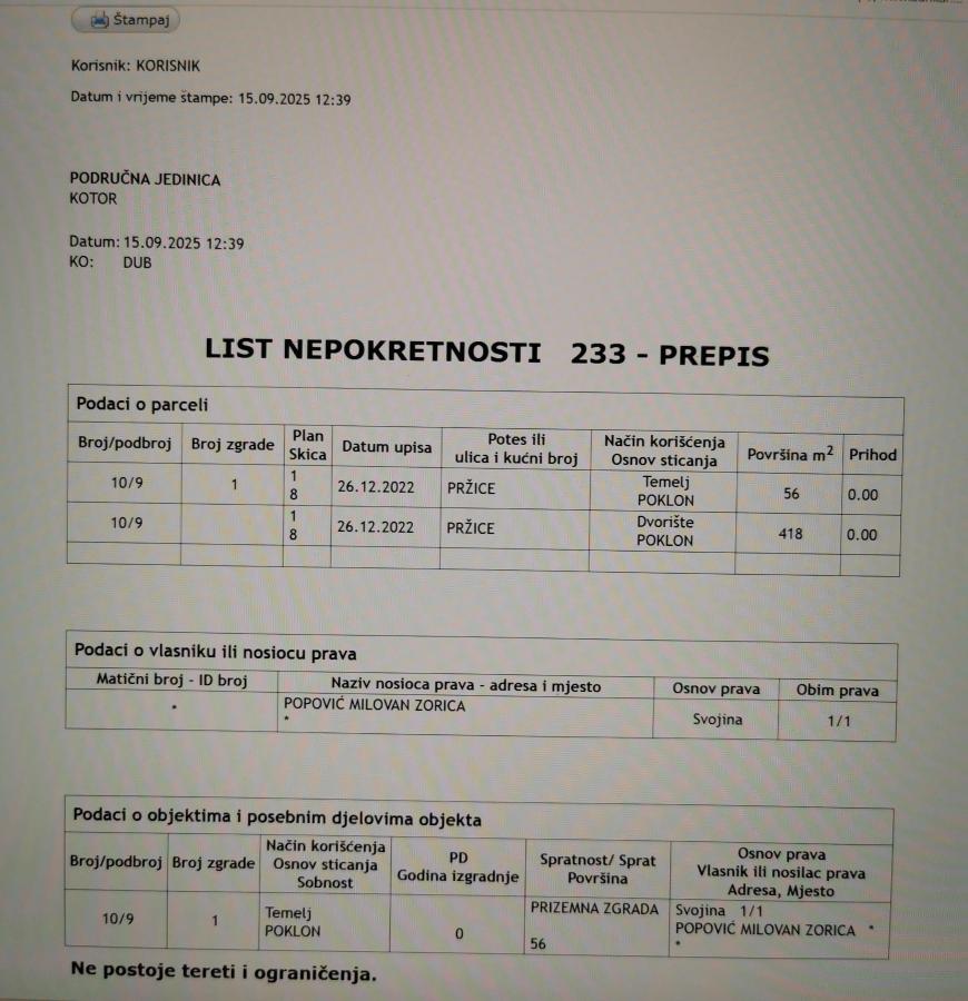 Nekretnina u Kotoru, 676m² 3