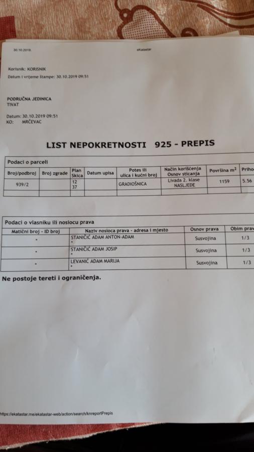 Nekretnina u Tivtu, 0m² 10