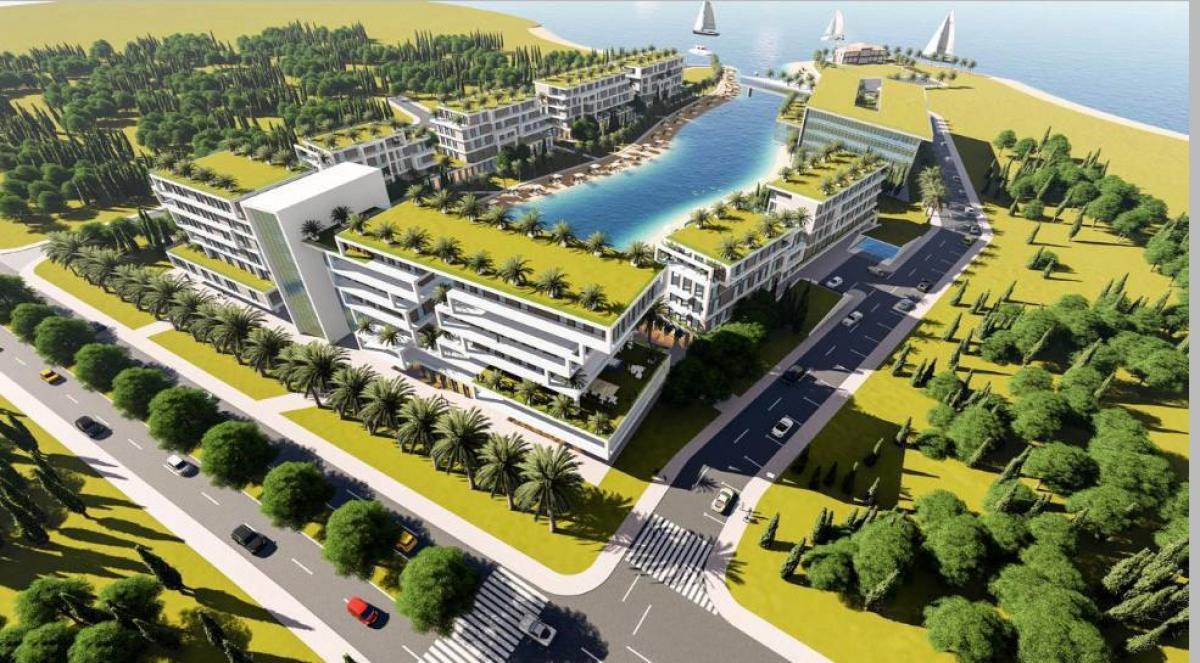Tivat, investment project, land 50,000 m2, planned development 35,000 m2