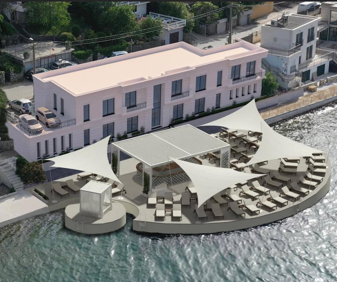 Tivat - land with a project for a 4-star mini-hotel on the first line to the sea 2