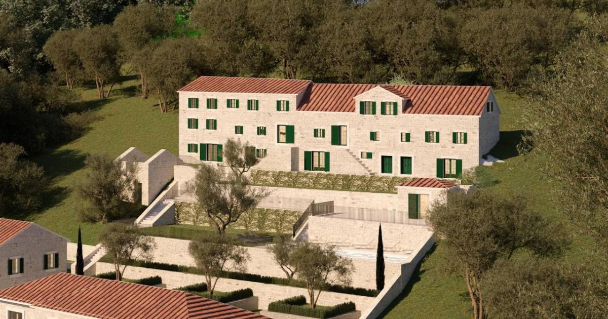 Project for 4 villas with building permits, Tivat 2