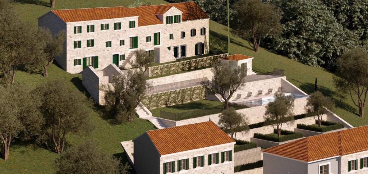 Project for 4 villas with building permits, Tivat 4