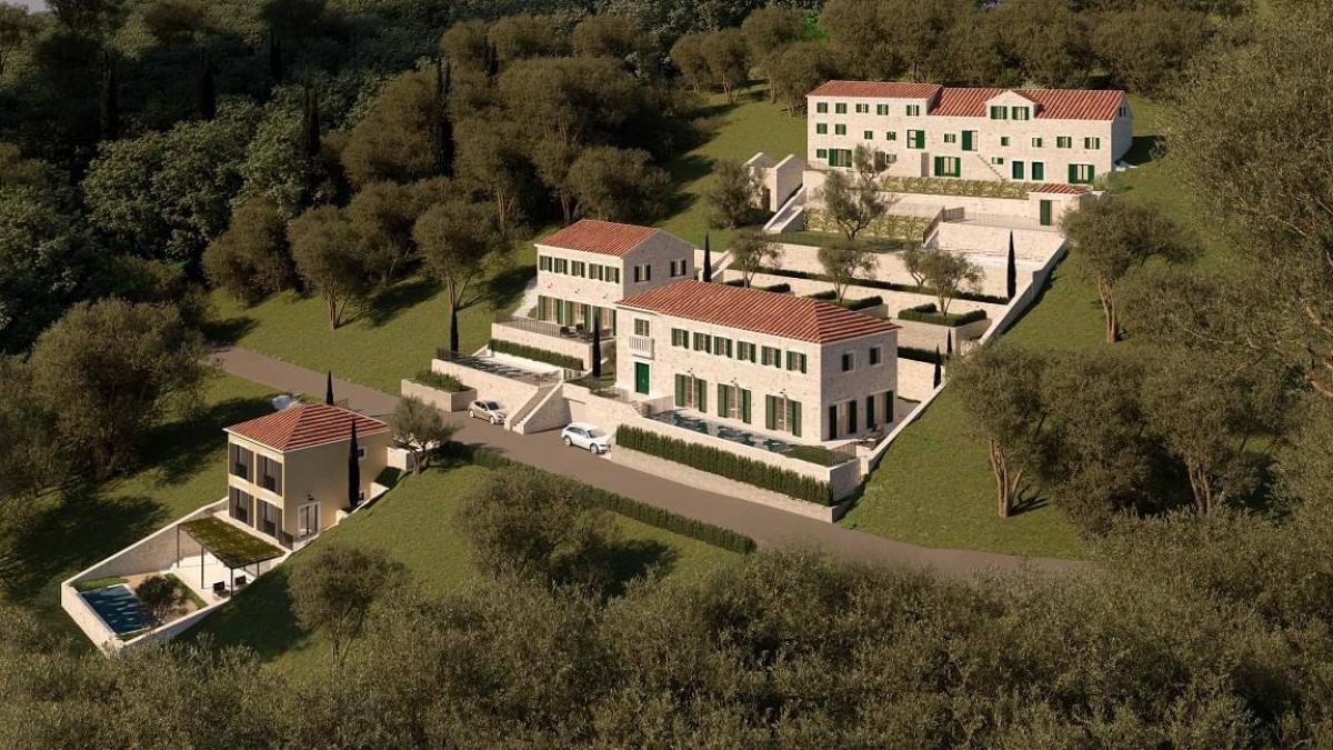Project for 4 villas with building permits, Tivat 6