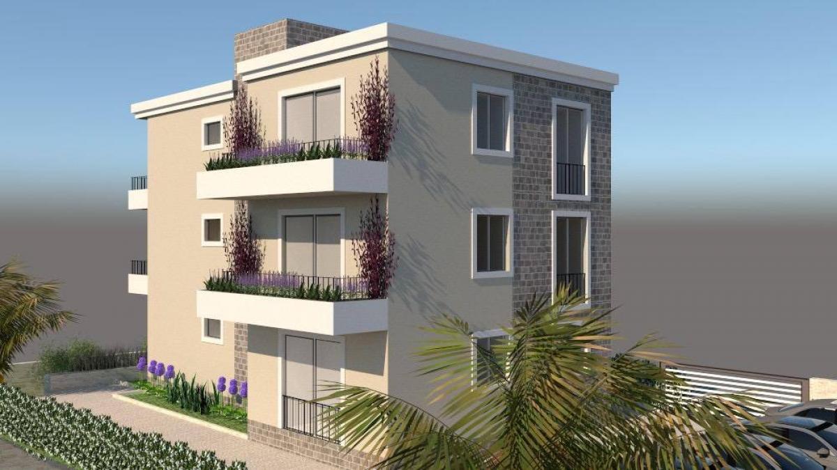 Urbanized plot 477 m2, GBA 368 m2, Tivat