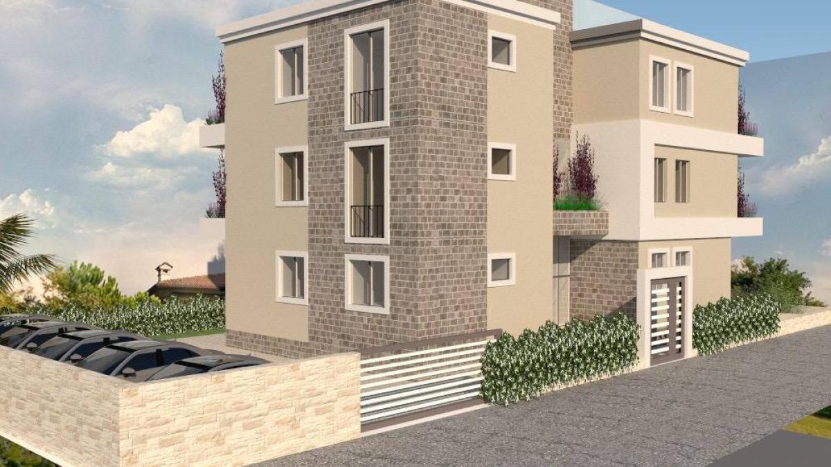 Urbanized plot 477 m2, GBA 368 m2, Tivat 2