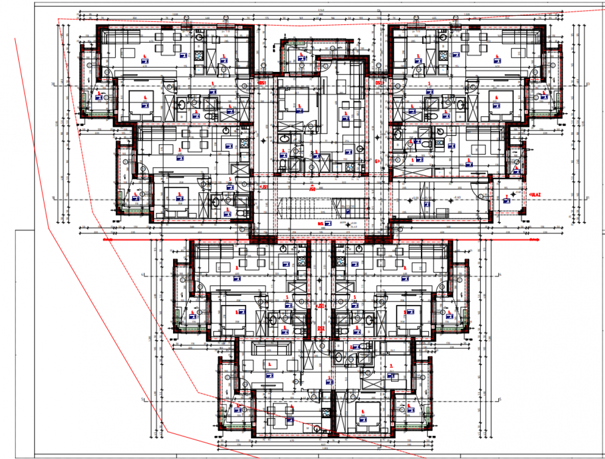 Jednosoban stan u Kotoru, 42m²