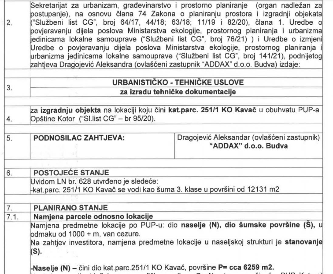 Nekretnina u Kotoru, 5007m² 4