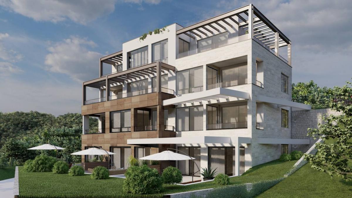 Urbanized plot for sale, 608 m2 (GBA: 500 m2), Tivat 3