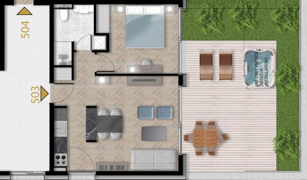Jednoiposoban stan u Tivtu, 89m²
