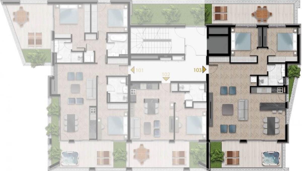 Dvoiposoban stan u Tivtu, 126m²