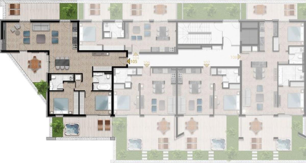Dvoiposoban stan u Tivtu, 126m²