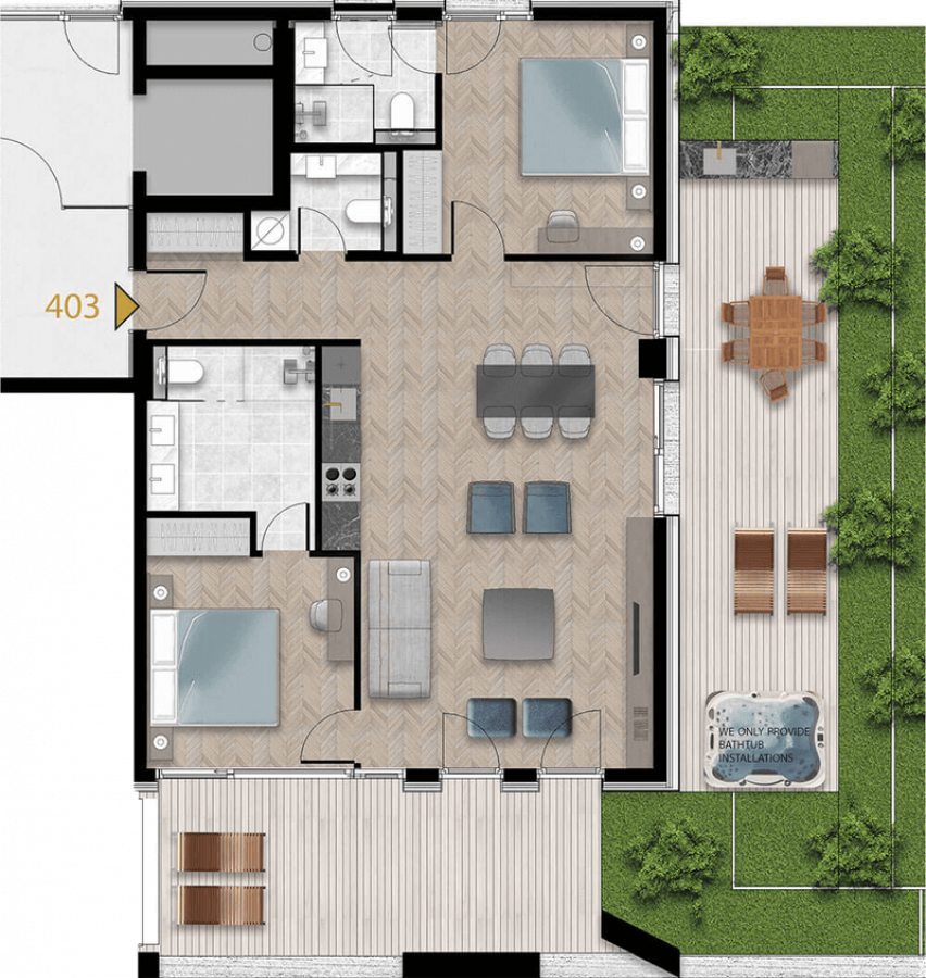 Dvoiposoban stan u Tivtu, 158m² 2