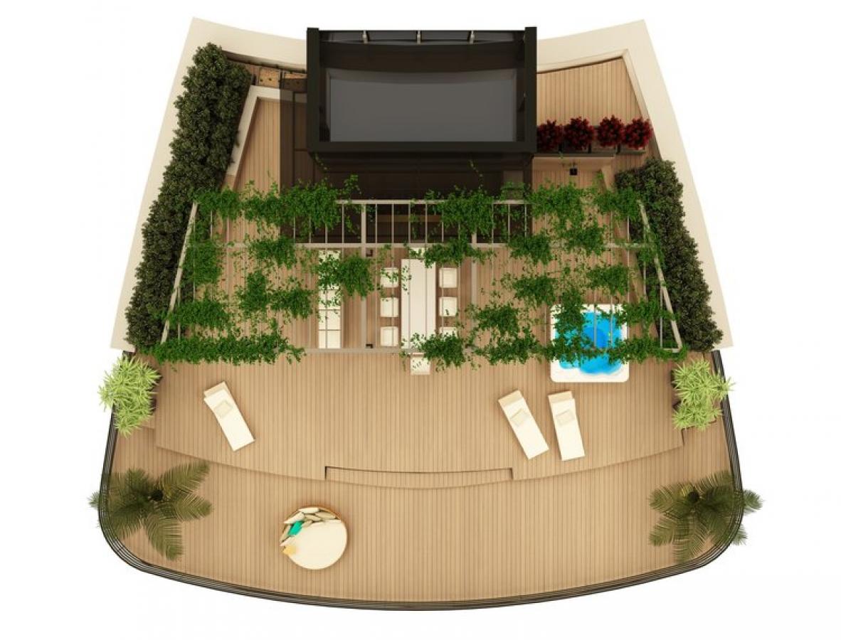Troiposoban stan u Budvi, 241m²