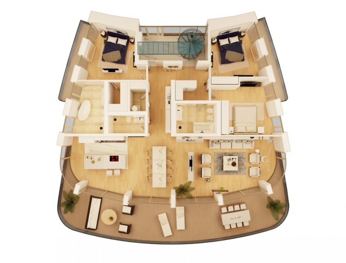 Troiposoban stan u Budvi, 241m² 2