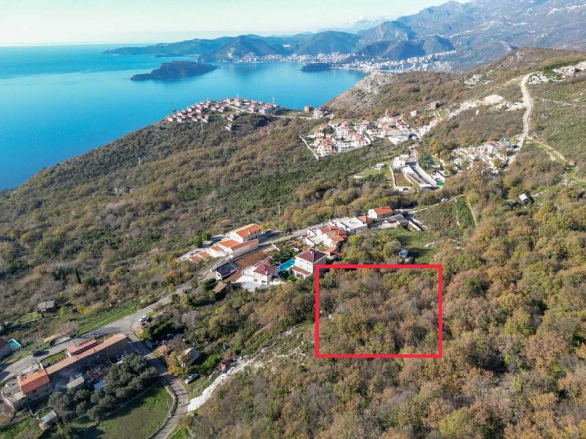 Urbanized land for sale, 2440 m2, Budva, Tudorovići 9