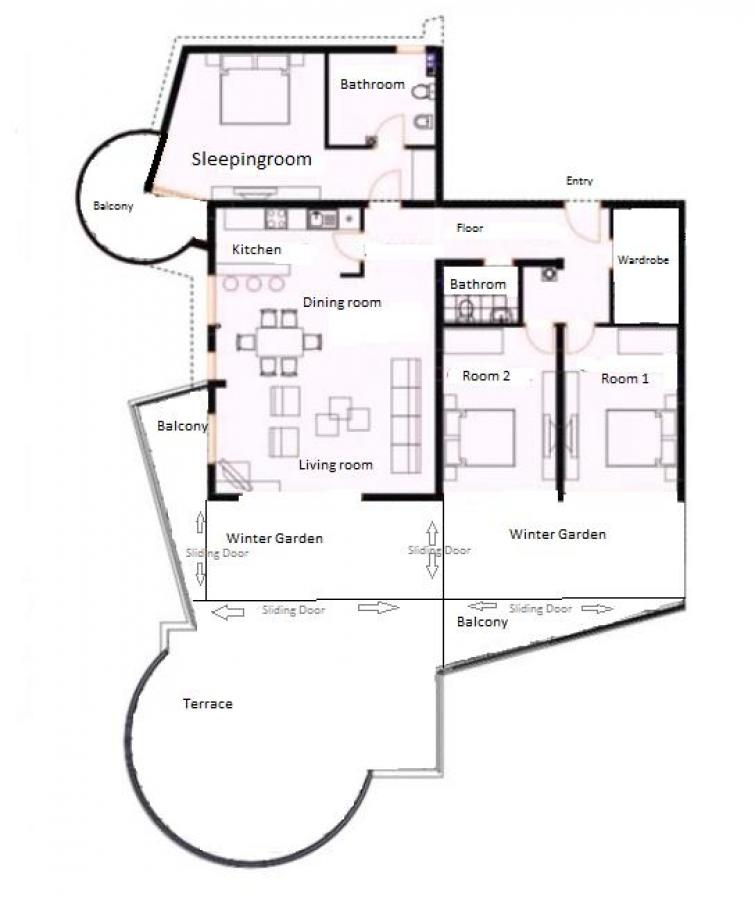 Troiposoban stan u Baru, 241m² 21