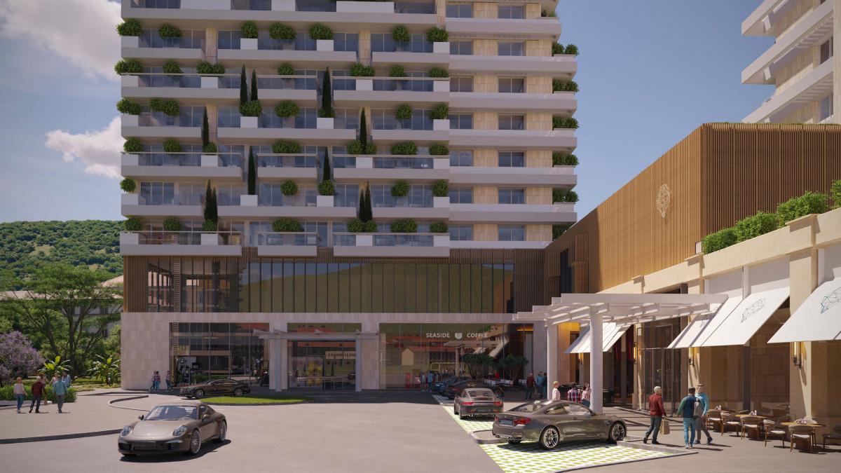 Luxury hotel with 212 residences, 144 rooms, and prime location near beach & city center 13