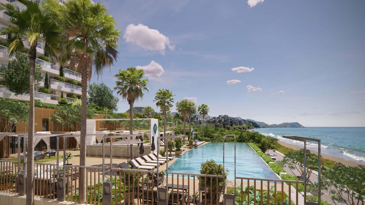 Luxury hotel with 212 residences, 144 rooms, and prime location near beach & city center 17