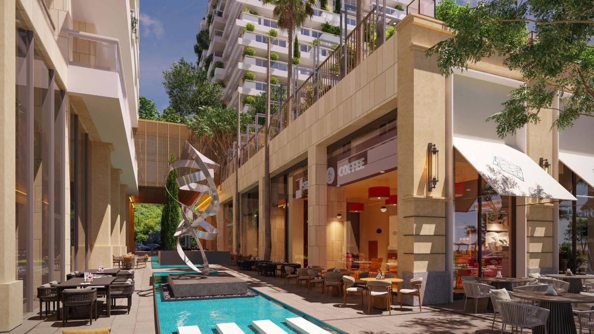 Luxury hotel with 212 residences, 144 rooms, and prime location near beach & city center 10