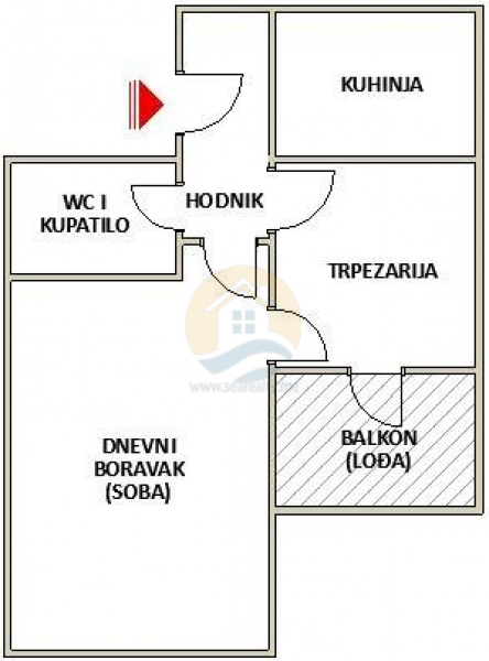 Beautiful one bedroom apartment in Seljanovo, Tivat - Montenegro 2