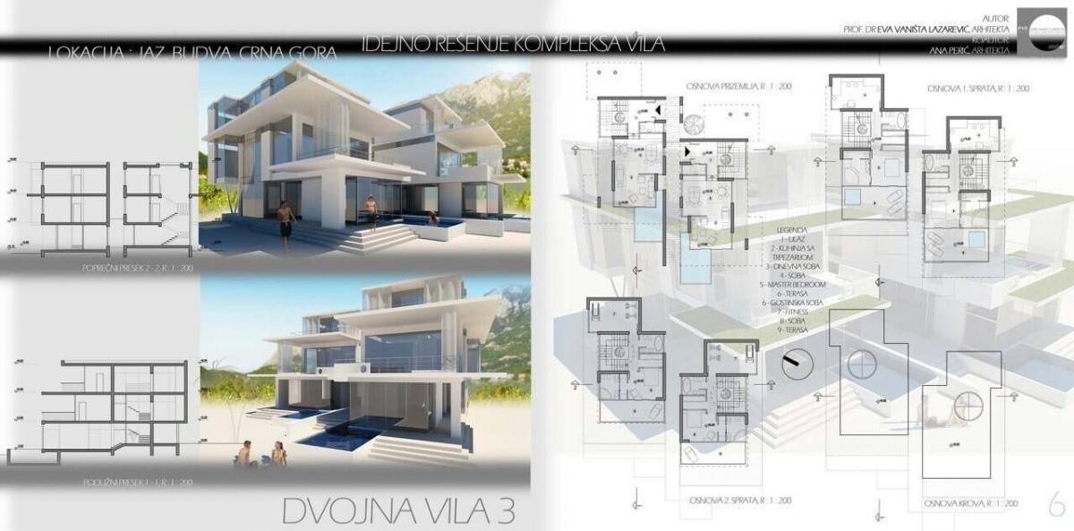 Urbanized land for sale, 955 m2 (GBA: 825 m2), Budva 4