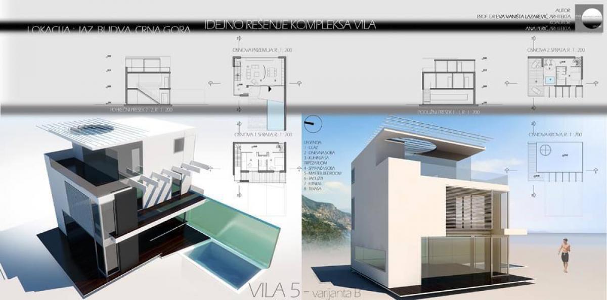 Urbanized land for sale, 955 m2 (GBA: 825 m2), Budva 6