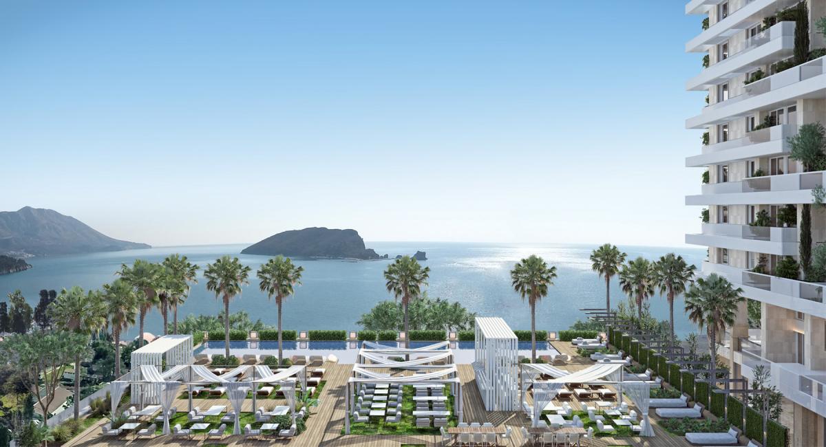 Three bedroom apartment in residential complex, Budva 8