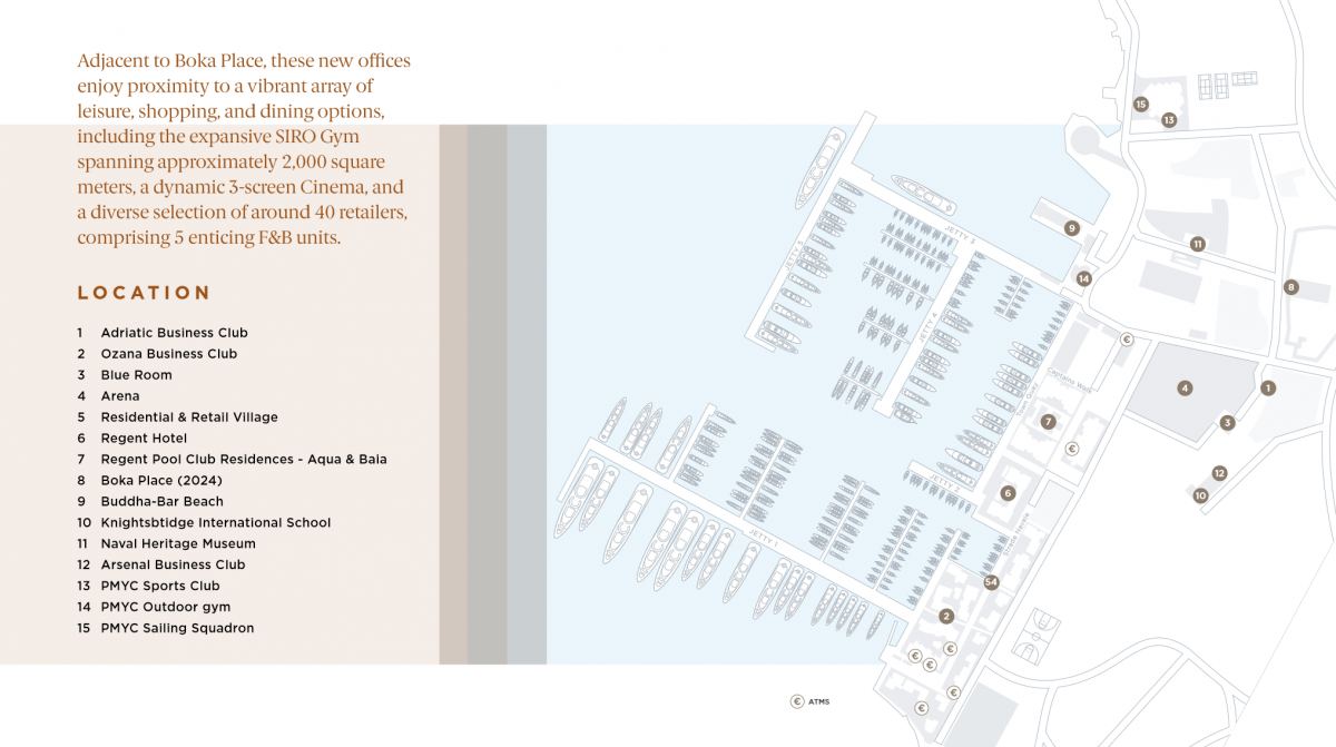 New office spaces ranging from 179–321m2 - Porto Montenegro 4
