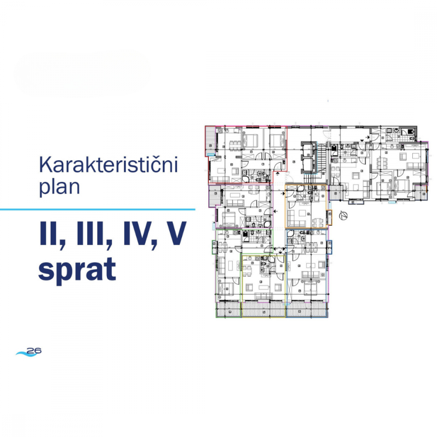 Apartments in construction 23 - 62 m2 in Bečići 6