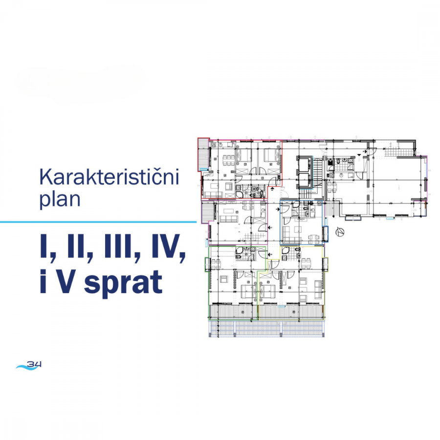 Apartments in construction 23 - 62 m2 in Bečići 2