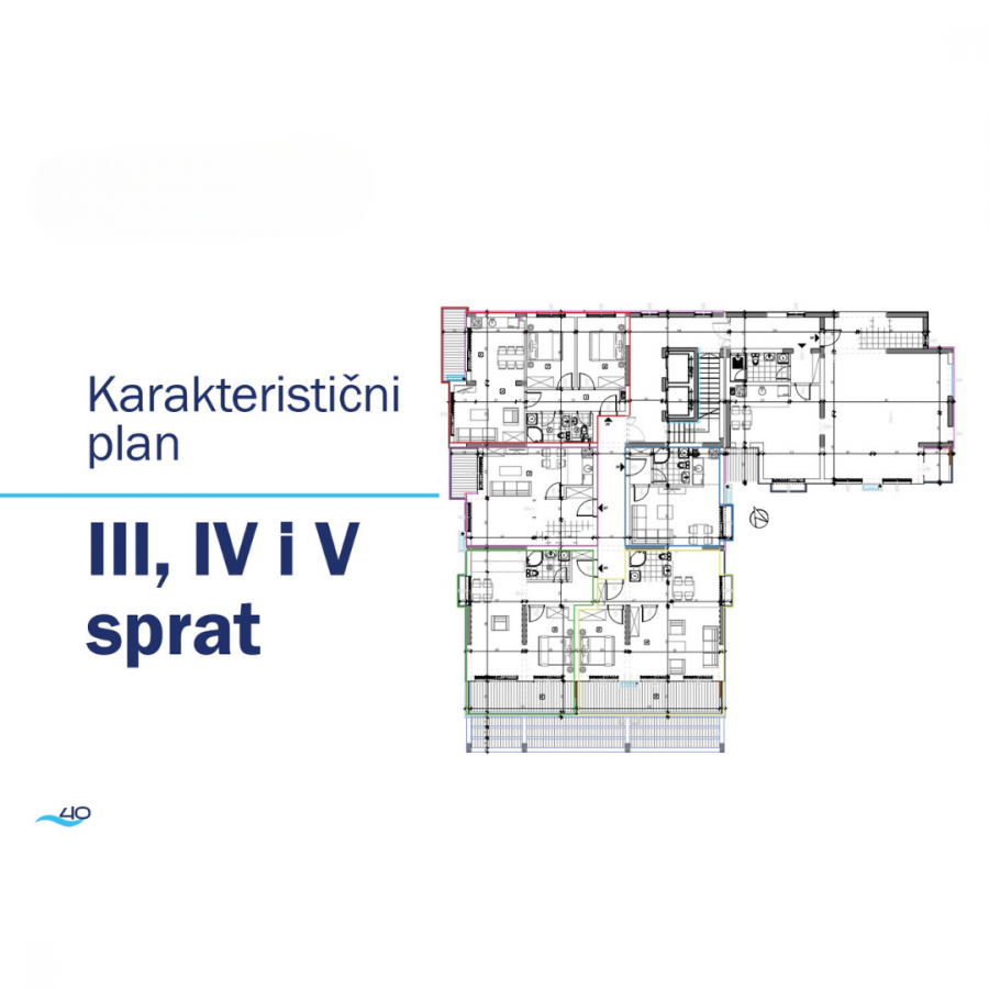 Apartments in construction 23 - 62 m2 in Bečići 6