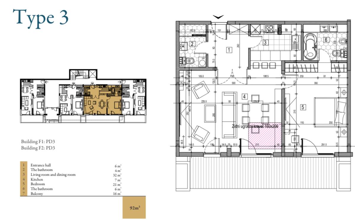 Stan u Kotoru, 92m² 2