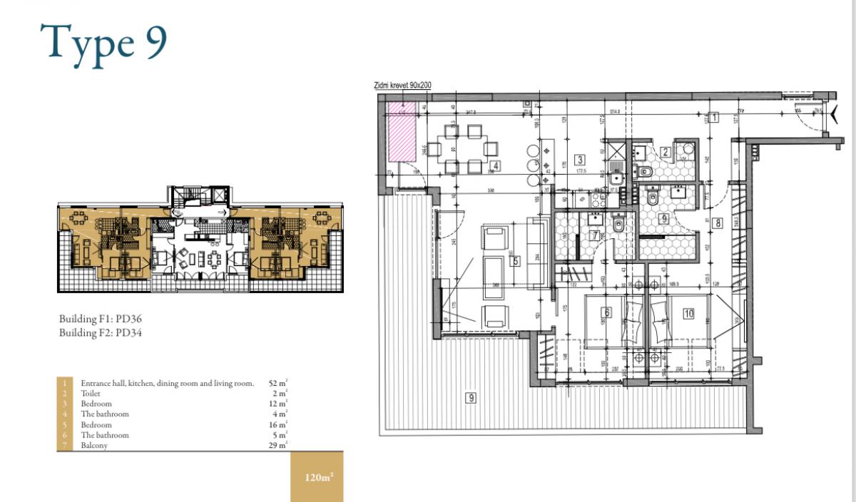 Stan u Kotoru, 120m² 2