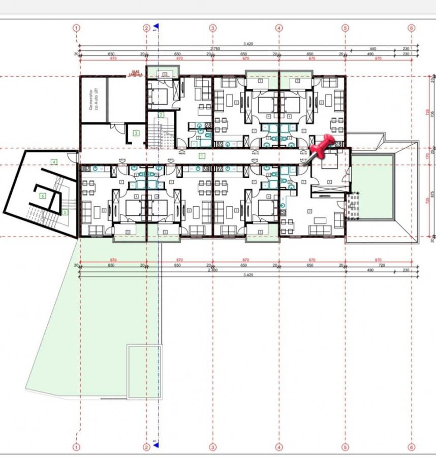 Complex in Bečići, just 700 m away from the sea; One bedroom apartment 56 m2 9
