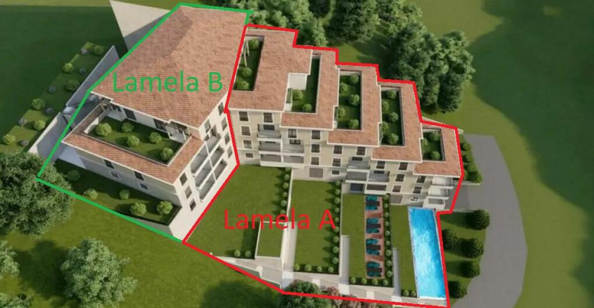 Complex in Bečići, just 700 m away from the sea; One bedroom apartment 50 m2 5