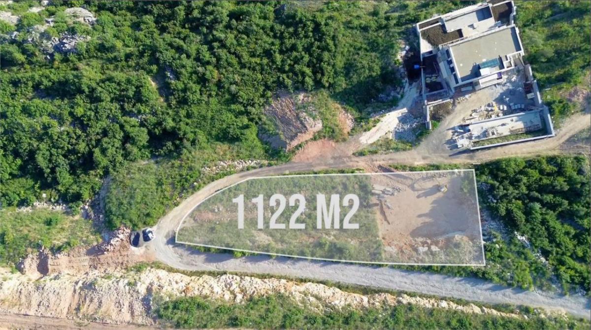 Urbanized land for sale, 1122 m2, Budva, Skocidjevojka 4
