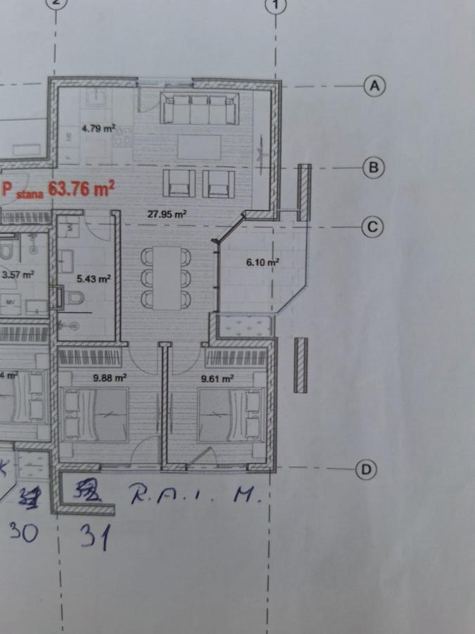 Dvosoban stan u Budvi, 65m² 11