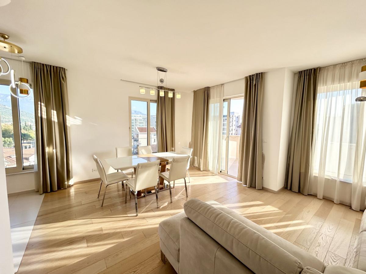 An Exclusive Furnished Two-Bedroom Apartment 71m2 in the Center of Budva