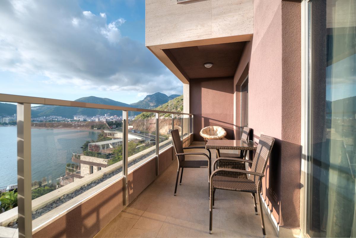 One-Bedroom Apartment 56m2 for Sale, Sea View, Budva 2