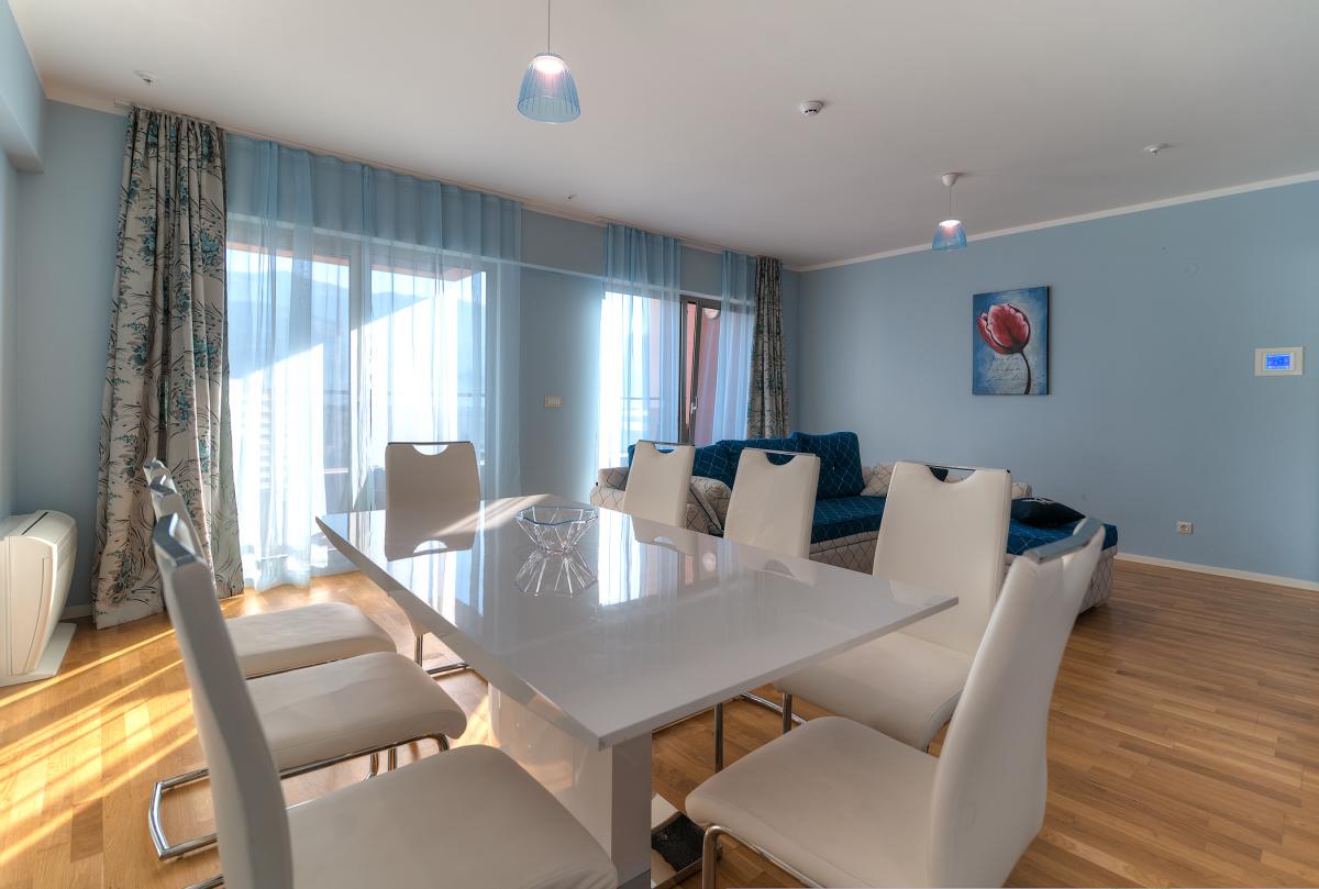Three-Bedroom Duplex Apartment 149m2 for Sale, Sea View, Budva 2