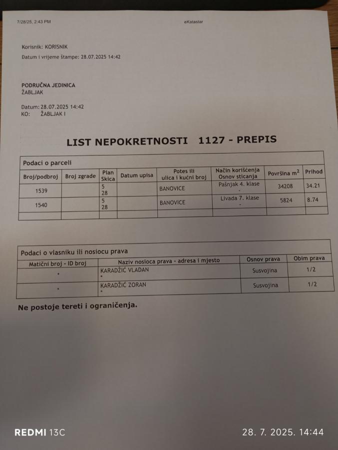 Land for Sale near Žabljak 4