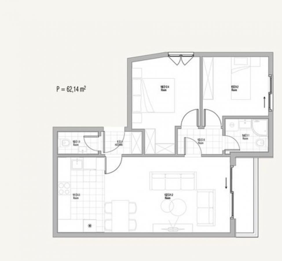 New Two-Bedroom Apartment Under Construction – 5 Minutes from Tivat City Center! 2