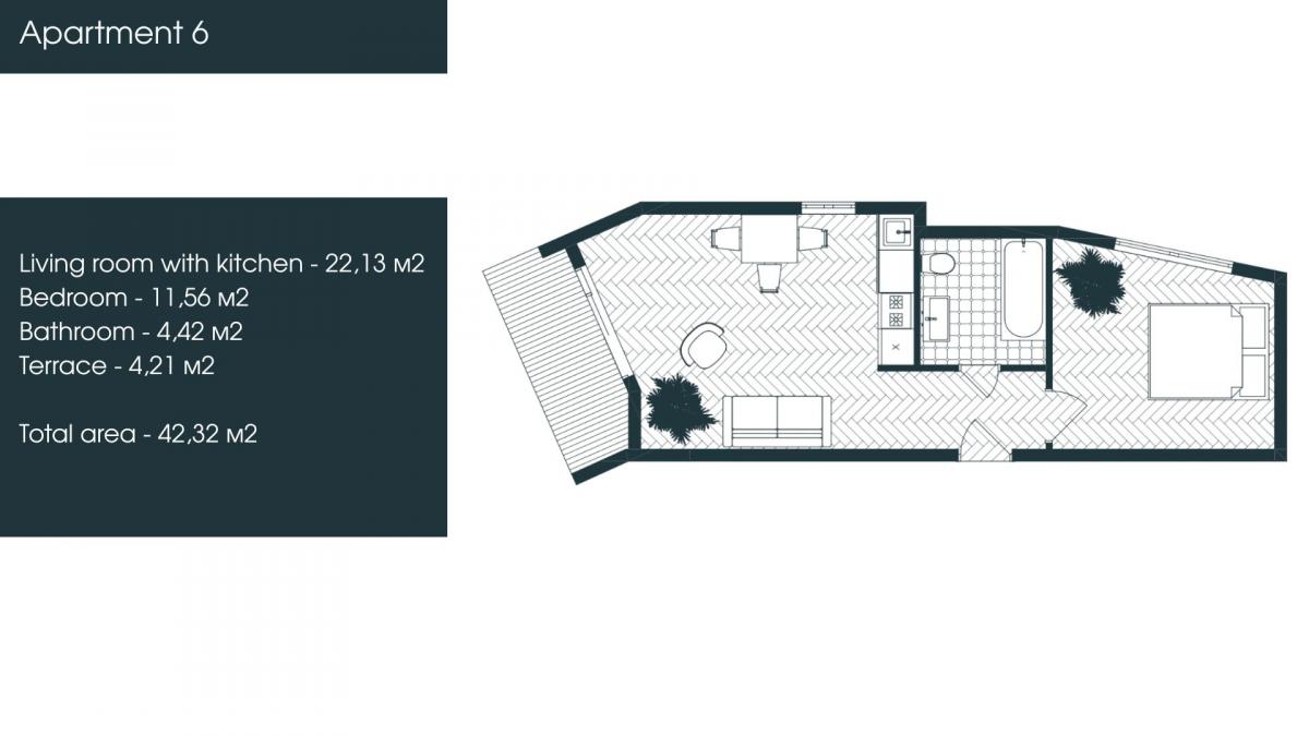 Apartment for Sale 42 m2 – Under Construction – Tivat, Donja Lastva 10