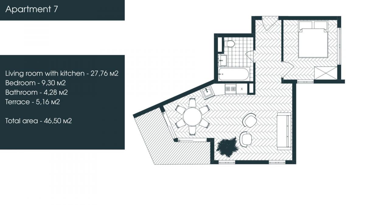 Apartment for Sale 46 m2 – Under Construction – Tivat, Donja Lastva 10